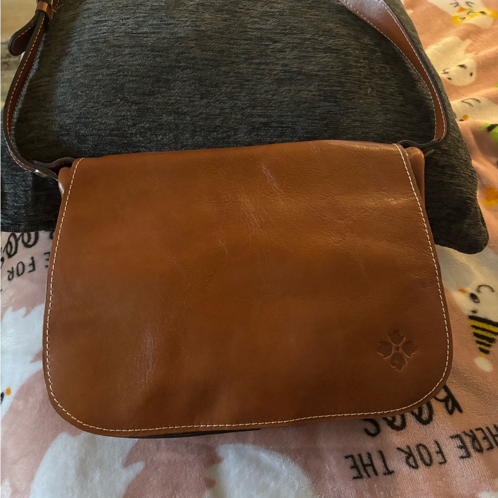 Brown Leather Crossbody Bag